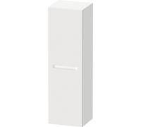 Duravit No.1 armoires mi-hautes, 1 porte, charnières à gauche, 400x360x1320mm, 4 tablettes en verre, N11308L18180000, Couleur: Blanc Mat