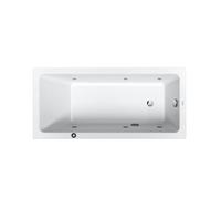 Duravit No.1 baignoire pour WC encastrée, rectangulaire, 1500x700mm, Jet Protect,1 pente de dossier, blanc, 760487000JP1000