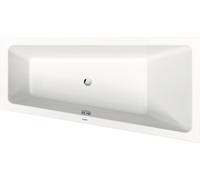 Duravit No.1 baignoire encastrée, trapèze, 1600x850mm, 1 pente de dossier à droite, blanc, 700507000000000