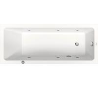 Duravit No.1 baignoire pour WC encastrée, rectangulaire, 1700x700mm, Jet Protect,1 pente de dossier, blanc, 760489000JP1000