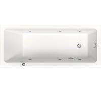 Duravit No.1 baignoire pour WC encastrée, rectangulaire, 1700x700mm, Jet Protect,1 pente de dossier, blanc, 760489000JP1000