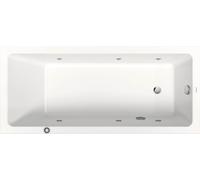 Duravit No.1 baignoire pour WC encastrée, rectangulaire, 1700x750mm, Jet Protect,1 pente de dossier, blanc, 760490000JP1000