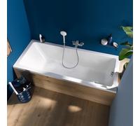 Duravit No.1 baignoire encastrée, rectangulaire, 1700x700mm, 1 pente de dossier, blanc, 700489000000000