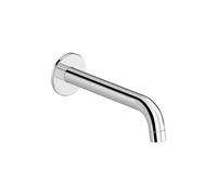Duravit No.1 bec déverseur, Bec de Baignoire, robinet de lavabo avec cache mural rond, robinet de lavabo salle de bain, robinetterie, chromé