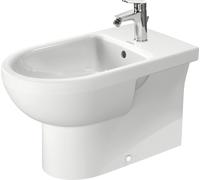 Duravit No.1 Bidet au sol, avec trop-plein, 1 trou pour robinet, 365x650mm, Back to wall, blanc, 2297100000
