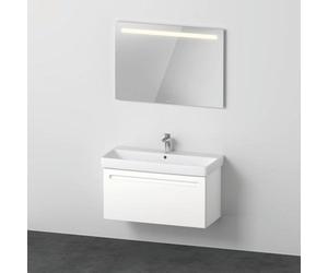 Duravit No.1 Ensemble de meubles 1000, comprenant lavabo, meuble sous-lavabo, miroir, tiroir intérieur, découpe siphon, N10185018180000