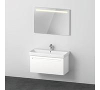 Duravit No.1 Ensemble de meubles 1000, incl. lavabo, meuble sous-lavabo, miroir, N10183018180000