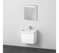 Duravit No.1 ensemble de meubles 650, incl. lavabo, meuble sous-lavabo, miroir, N10156018180000