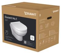 Duravit Cuvette WC suspendue No. 1 avec abattant à descente lente blanc 45750900A1