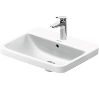 Duravit No.1 lavabo encastré, 1 trou pour robinet, avec trop-plein, 550x435mm, partie inférieure polie, blanc, 03555500272