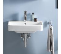Duravit Lavabo mural No.1 2375600000, 60×46 cm, 1 trou, trop-plein, dessous vitrifié