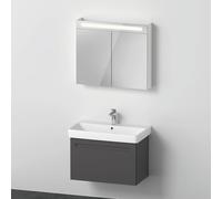 Duravit No.1 Meuble avec vasque et armoire de toilette, N10159049490000,