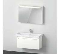Duravit No.1 Meuble avec vasque et armoire de toilette, N10186018180000,