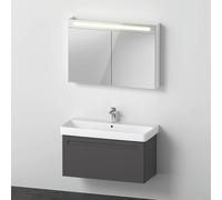 Duravit No.1 Meuble avec vasque et armoire de toilette, N10186049490000,
