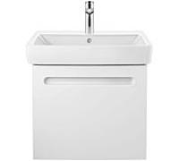 Duravit Lavabo mural No.1 2375650000 65×46 cm blanc 1 trou trop-plein, dessous émaillé