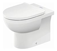 Duravit non. 2000 à poser au sol WC 2009092000 37x57cm, sortie horizontale, sans rebord, 4,5 litres avec HygieneGlaze, blanc