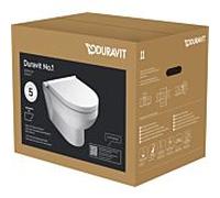 Duravit No. 1 WC Rimless® set 45620900A1 blanc, avec abattant, sans bride