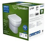 Duravit non. 2000 au sol washdown WC set 41840900A1 avec siège WC , sans rebord, blanc