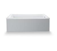 Duravit non. 2000 baignoire rectangulaire 700488000000000 160 x 70 x 40 cm, version encastrable, avec dossier, blanc