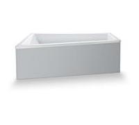 Duravit non. 2000 baignoire trapézoïdale 700506000000000 160 x 85 x 46 cm, version à encastrer, avec dossier incliné à gauche, blanc