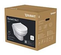 Duravit No. 1 cuvette wc avec abattant à descente lente suspendue oui blanc 45750900A1