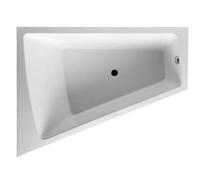 Duravit Paiova - Baignoire asymétrique, 170x130 cm, avec panneau, gauche, blanc 700266000000000