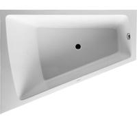 Duravit Paiova baignoire encastrée, angle à gauche, habillage acrylique moulé, 1800x1400mm, blanc, 700268000000000