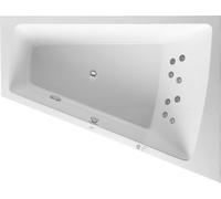 Duravit Paiova Bain à remous, à encastrer, simple dos à droite, bâti-support, garniture de vidage et de trop-plein chromée, système Jet, 1700x1300mm, 760215000JS1000