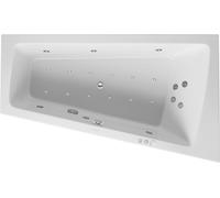 Duravit Paiova Bain à remous, à encastrer, simple dos à droite, bâti-support, garniture de vidage et de trop-plein chrome, Combi-Système P, 1700x1000mm, 760213000CP1000