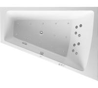 Duravit Paiova Bain à remous, à encastrer, simple dos à droite, bâti-support, garniture de vidage et de trop-plein chrome, Combi-Système P, 1700x1300mm, 760215000CP1000