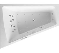 Duravit Paiova Bain à remous, à encastrer, simple dos à gauche, bâti-support, vidage et trop-plein chromés, système Combi E, 1700x1300mm, 760214000CE1000