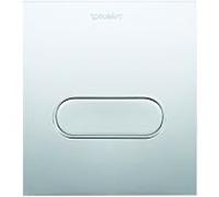 Duravit Plaque de déclenchement DuraSystem WD5004021000 13 x 15 cm, plastique, chromé haute brillance, pour Urinal