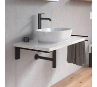 Duravit Plinero Plan de toilette avec vasque Luv, 0379500000+PL8202022220000+2#BN000002,