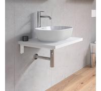 Duravit Plinero Plan de toilette avec vasque Luv, 0379502600+PL8201018180000+2#BN000001,