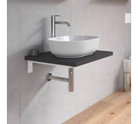 Duravit Plinero Plan de toilette avec vasque Luv, 0379502600+PL8201049490000+2#BN000001,