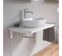 Duravit Plinero Plan de toilette avec vasque Luv, 0379502600+PL8202018180000+2#BN000001,