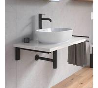 Duravit Plinero Plan de toilette avec vasque Luv, 0379502600+PL8202022220000+2#BN000002,