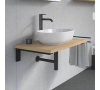 Duravit Plinero Plan de toilette avec vasque Luv, 0379502600+PL8202030300000+2#BN000002,