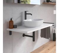 Duravit Plinero Plan de toilette avec vasque Luv, 0379502600+PL8203018180000+2#BN000002,