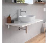 Duravit Plinero Plan de toilette avec vasque Luv, 0379502600+PL8203022220000+2#BN000001,