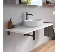 Duravit Plinero Plan de toilette avec vasque Luv, 0379502600+PL8204018180000+2#BN000002,