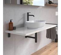 Duravit Plinero Plan de toilette avec vasque Luv, 0379502600+PL8204022220000+2#BN000002,