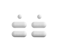 Tampons pour abattant WC Duravit Blanc 1001770000