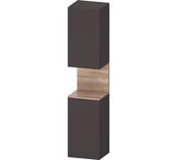 Duravit Qatego armoire 40x36x176 cm latérale suspendue graphite-bois QA1346L55490010