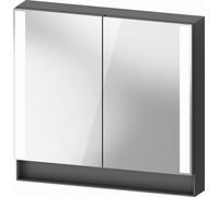 Duravit Qatego armoire 80x15.5x75 cm avec miroir graphite QA7151049491010