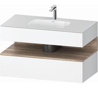 Duravit Qatego lavabo avec meuble 100 cm blanche QA4786055180010