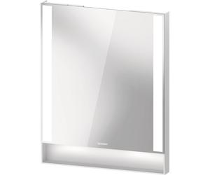 Duravit Qatego miroir 60x75 cm rectangulaire avec éclairage blanc QA7081018180000
