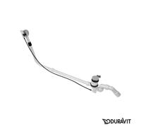 Duravit Quadroval garniture de vidage et de trop-plein avec remplissage set complet, pour baignoire spéciale, 791230000001000,