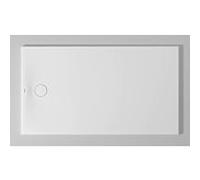 Receveurs de douche Tempano Duravit, rectangulaire, acrylique, 1600x900mm, 720208000000000, Couleur: Blanc