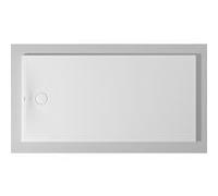 Duravit Receveur de douche rectangulaire Tempano 720213000000001 180 x 90 x 5,5 cm, au ras du sol, antidérapant, blanc